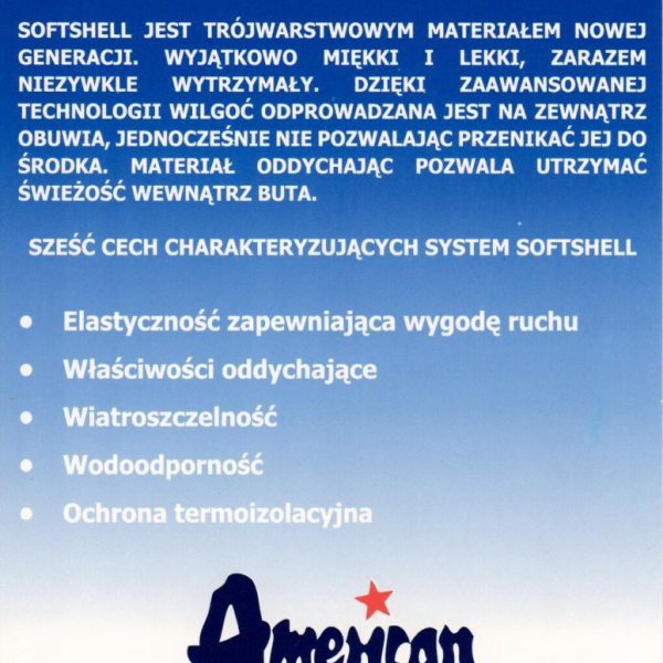 Damskie Buty Sportowe American Softshell WT 04/20 czarne/czerwone