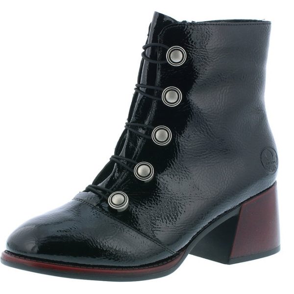 Czarne Botki Rieker 79363-00