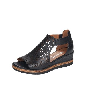 Czarne sandały Remonte By Rieker D3056-01