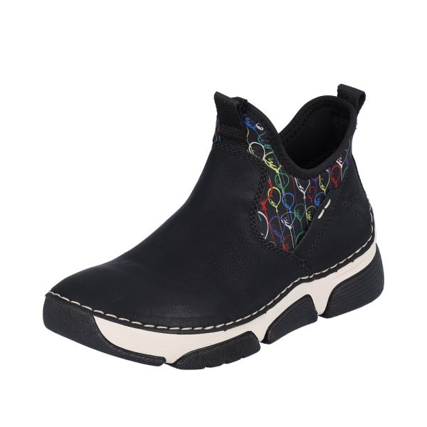 Botki wsuwane Rieker 45957-00
