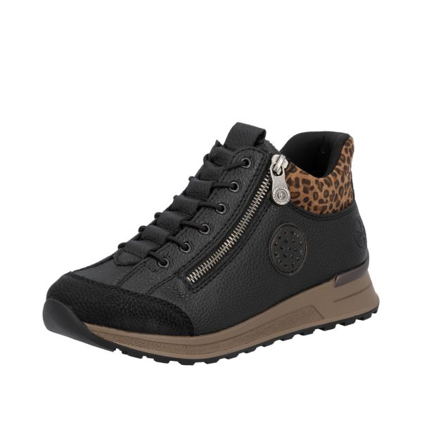 Czarne Botki Rieker N1457-00
