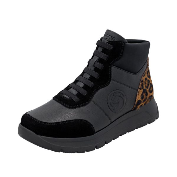 Sznurowane Botki Remonte By Rieker D2V70-03