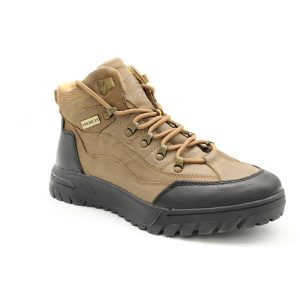 Męskie Trekkingi Wysokie American CY 163 ciemny beż